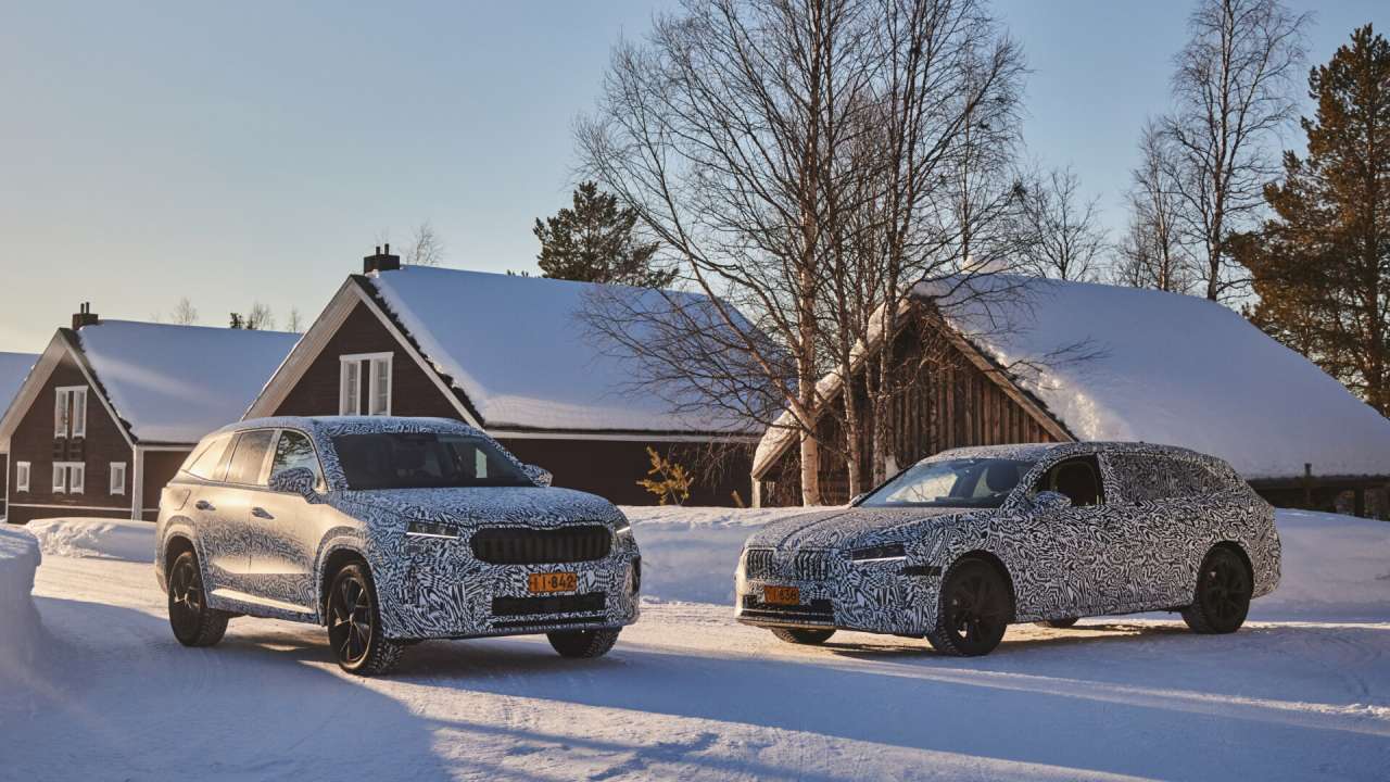 Nowe generacje Škody Kodiaq i Škody Superb z powodzeniem przeszły testy na kole podbiegunowym