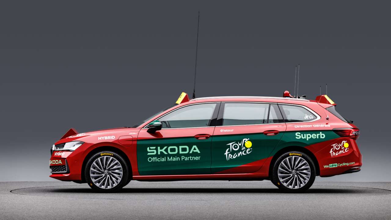 Škoda ponownie prowadzi peleton Tour de France