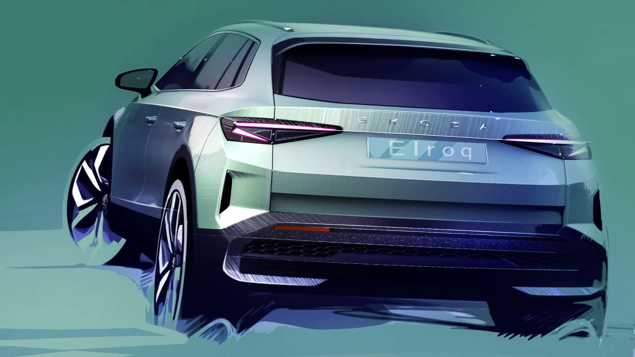 Škoda Elroq: Pierwsze szkice nowego, w pełni elektrycznego kompaktowego SUV-a