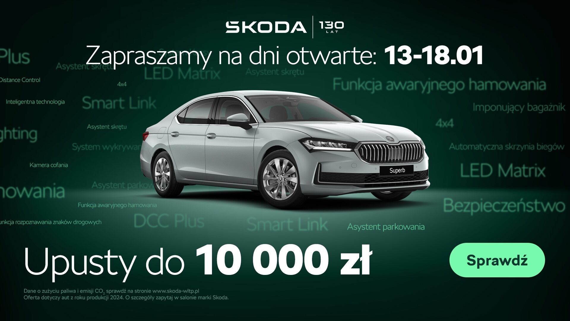 Škoda obchodzi 130-lecie! Przyjdź na dni otwarte
