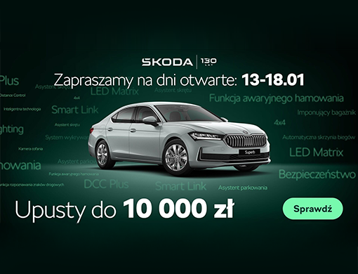 Škoda obchodzi 130-lecie! Przyjdź na dni otwarte
