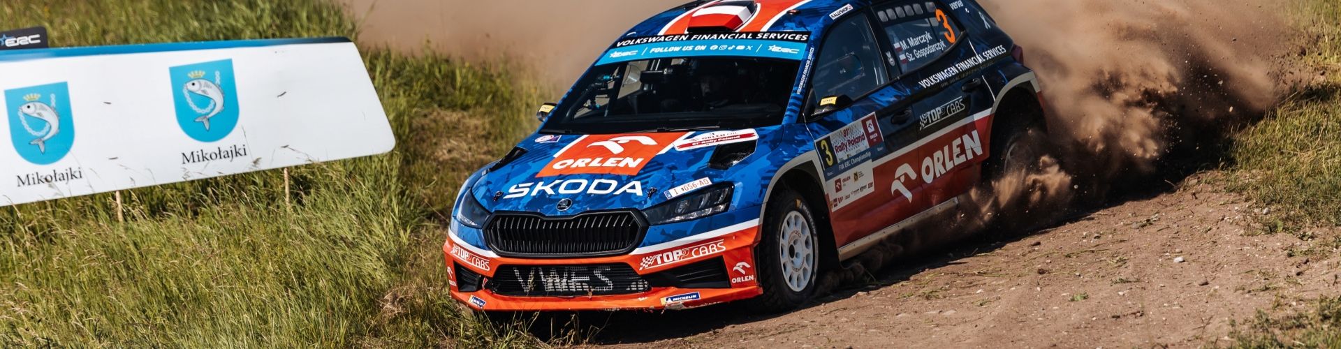 Miko Marczyk ponownie na podium Rajdu Polski!