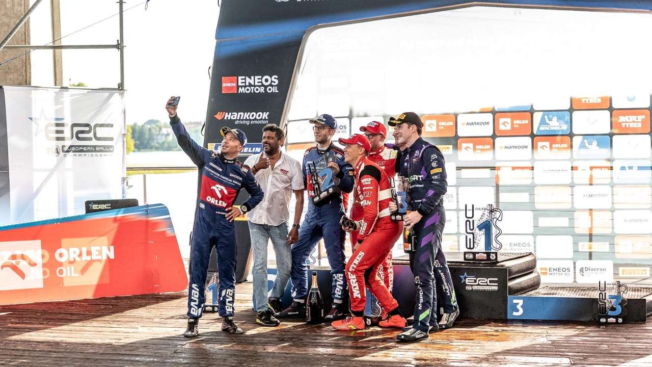 Miko Marczyk ponownie na podium Rajdu Polski!