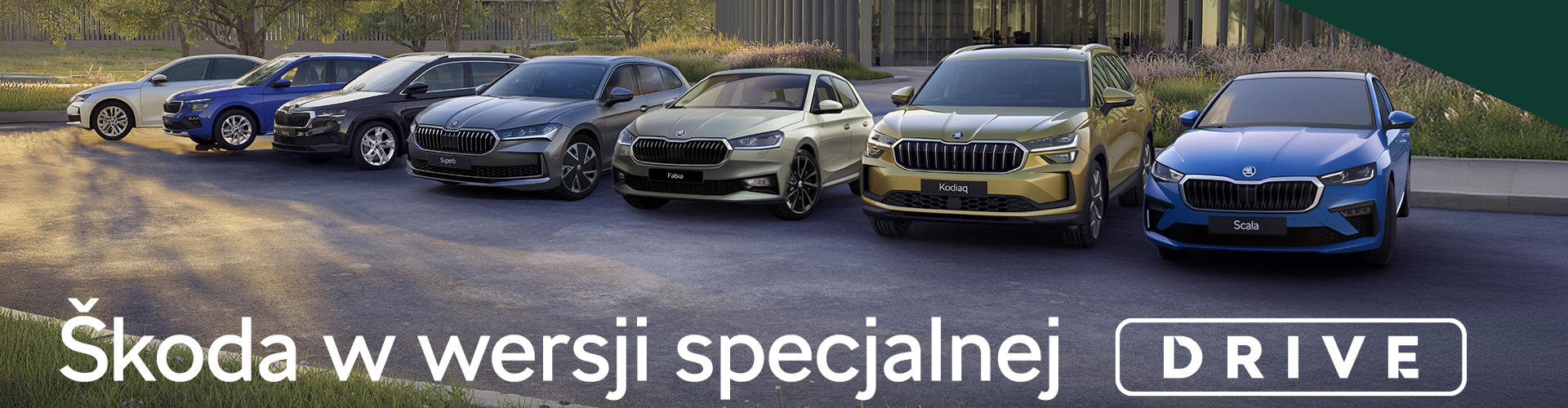 Rozgość się w Škodzie w specjalnej wersji Drive z korzyścią do 15 000 zł
