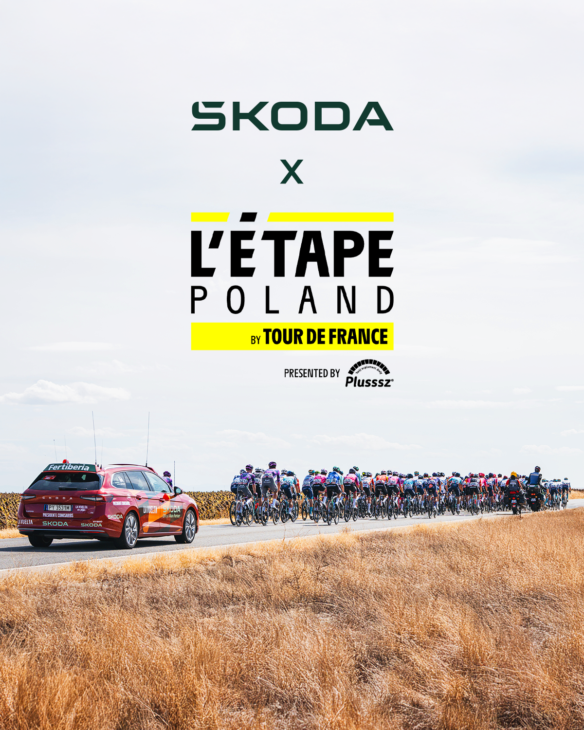 Škoda napędza kolarskie emocje i zostaje Partnerem Głównym i Motoryzacyjnym L’Étape Poland by Tour de France presented by Plusssz