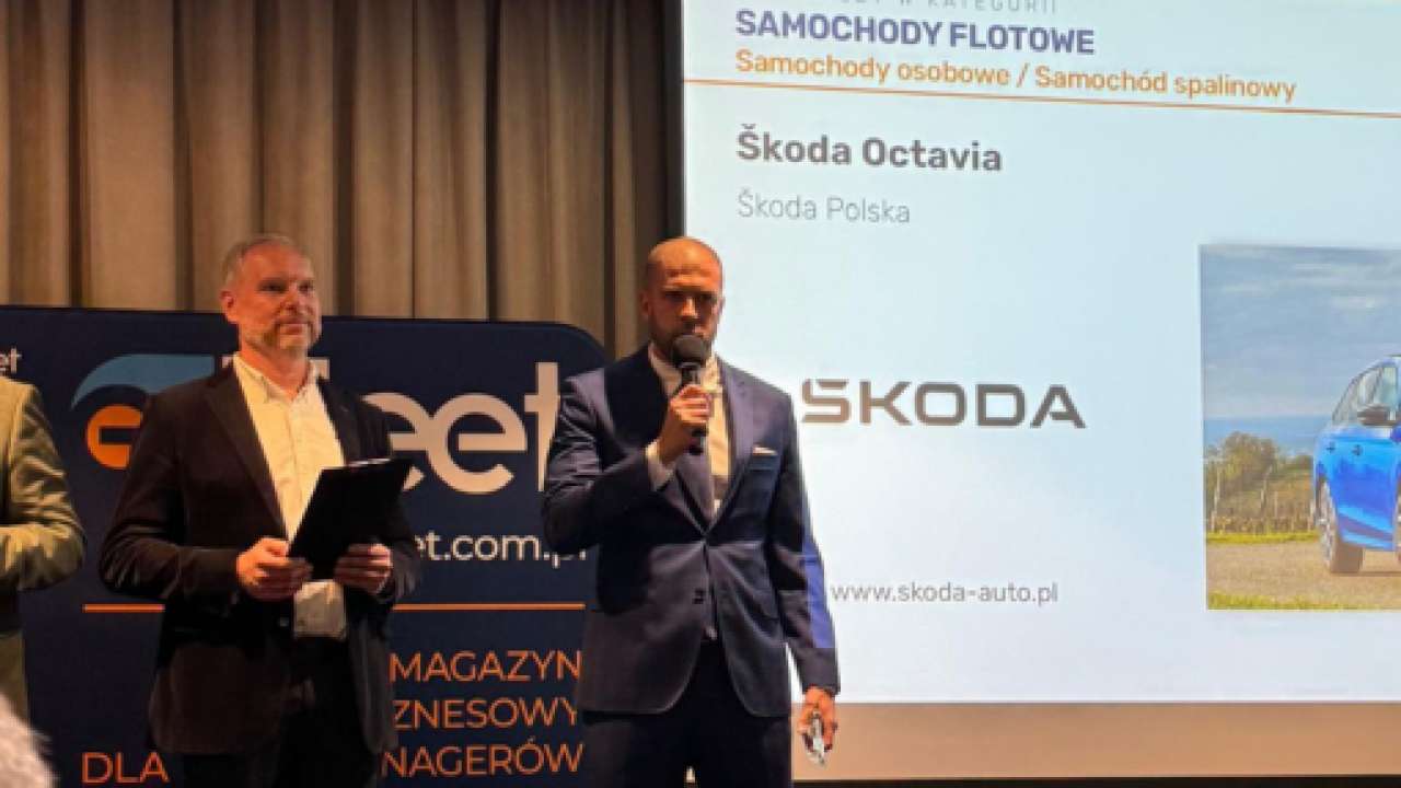 Škoda Octavia ze statuetką w plebiscycie Fleet Derby 2026