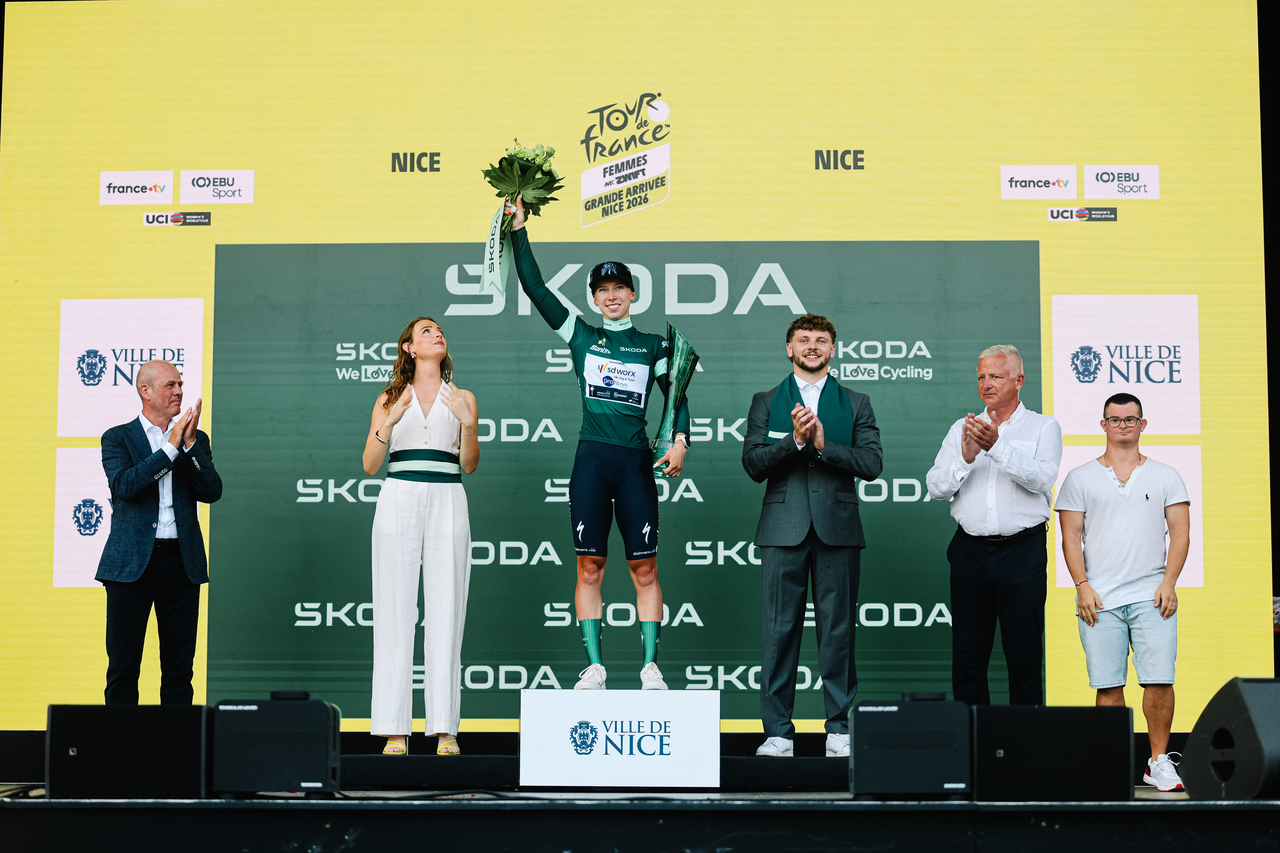Lorena Wiebes otrzymała trofeum Škoda Design