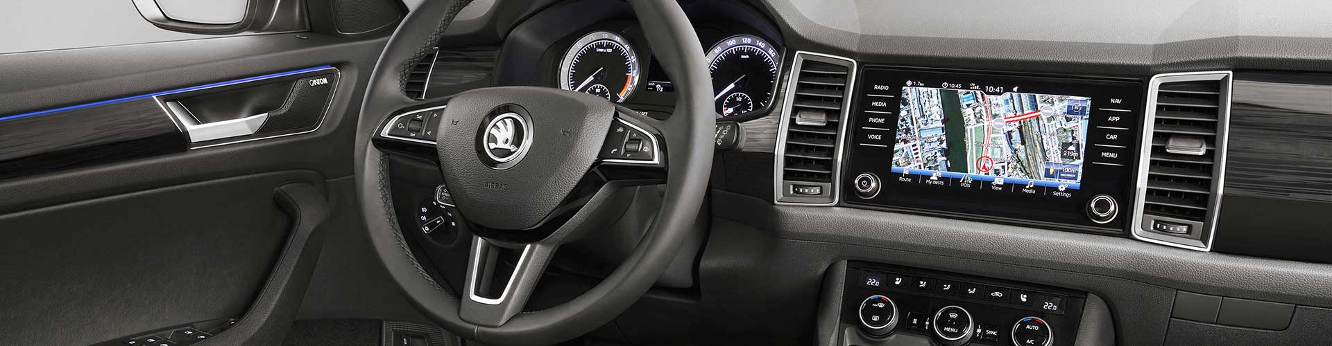 Nowe funkcjonalności ŠKODA Connect debiutują wraz z modelem KODIAQ