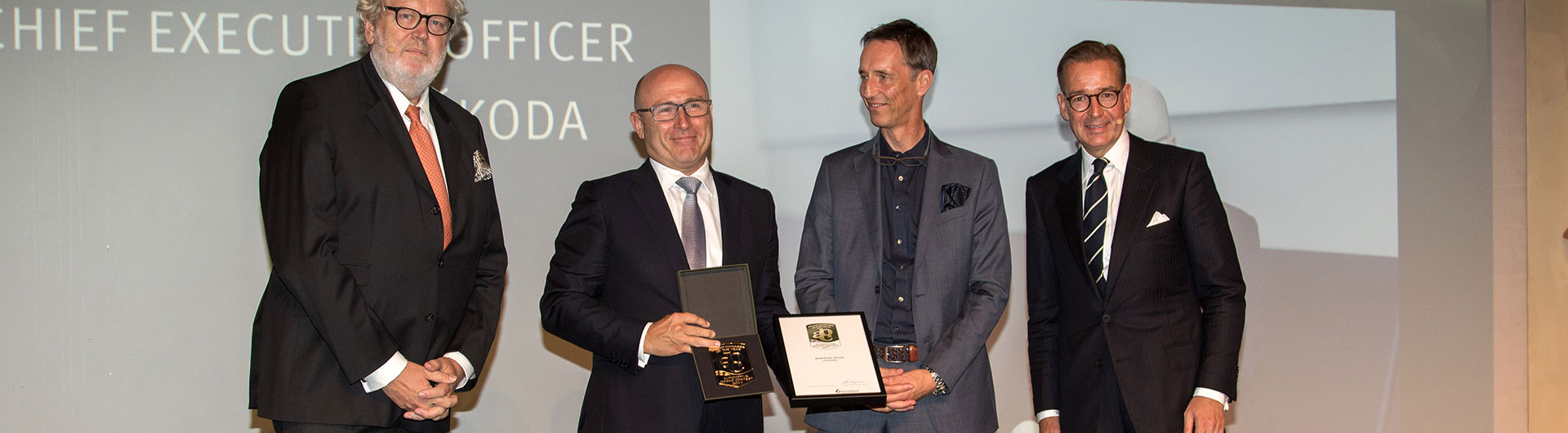 Dyrektor Generalny marki ŠKODA Bernhard Maier z tytułem Brand Manager of the Year 2017