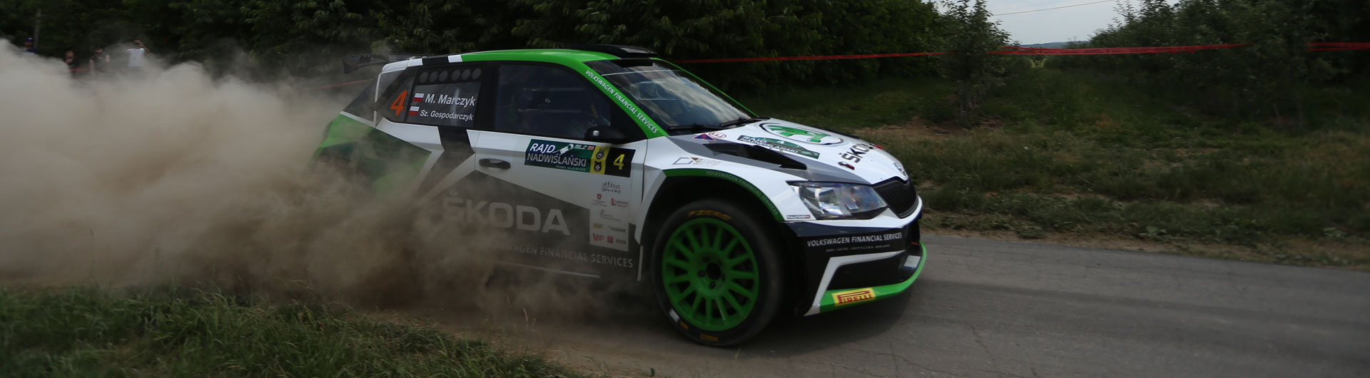 Załoga ŠKODA Polska Motorsport druga w Rajdzie Nadwiślańskim