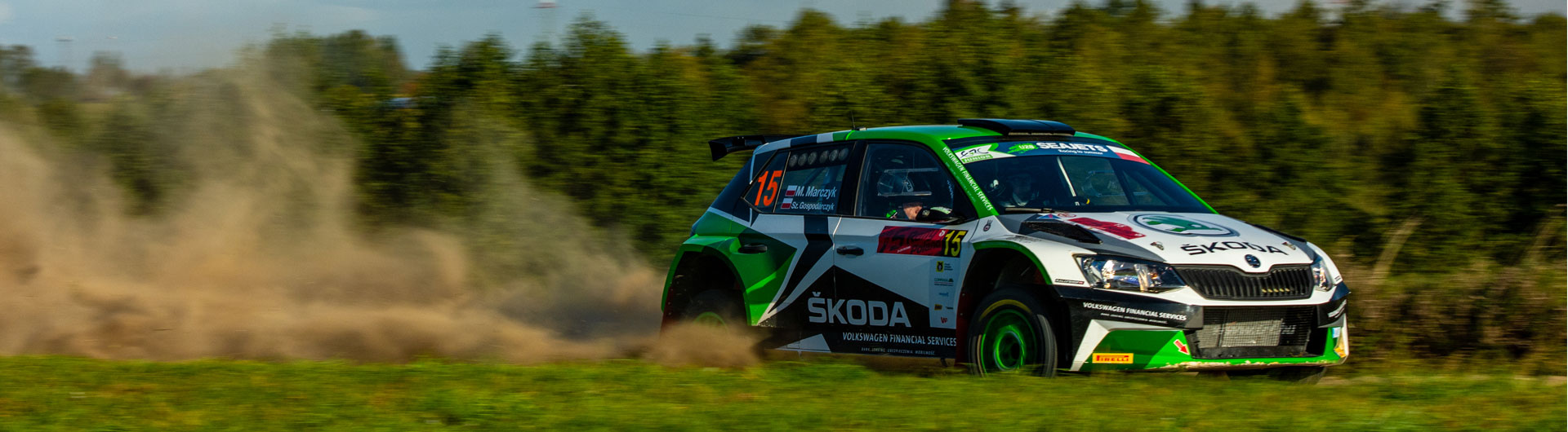 Miko Marczyk i Szymon Gospodarczyk wygrywają PZM 75. Rajd Polski. Załoga ŠKODA Polska Motorsport sięga po wicemistrzostwo kraju