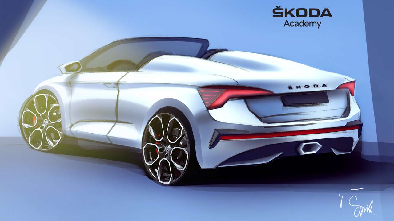 Kompaktowa SCALA w wersji Spider: siódmy ŠKODA Student Concept Car nabiera kształtów