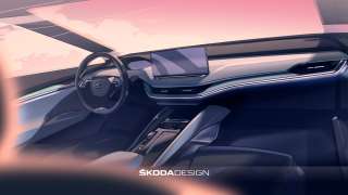 Elektryczna ŠKODA ENYAQ iV wyznacza nowe trendy w projektowaniu samochodowych wnętrz