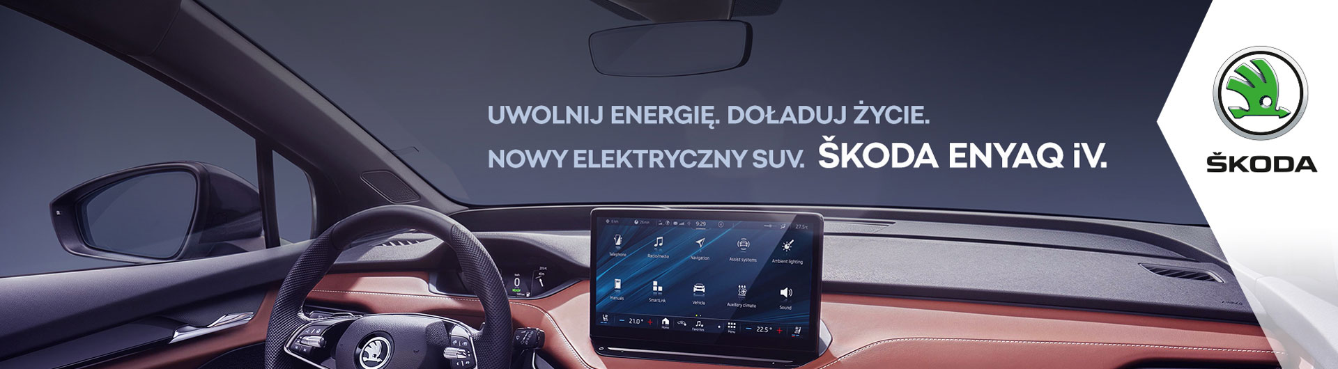 ŠKODA realizuje kampanię pierwszego elektrycznego SUVa marki - modelu ENYAQ iV