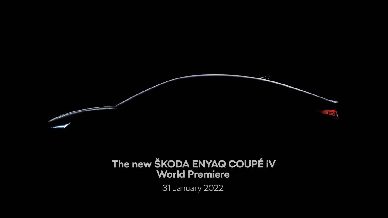 ŠKODA ENYAQ COUPÉ iV: światowa premiera modelu odbędzie się 31 stycznia 2022 r.