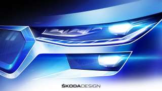 ŠKODA prezentuje teaser odświeżonej wersji modelu KODIAQ