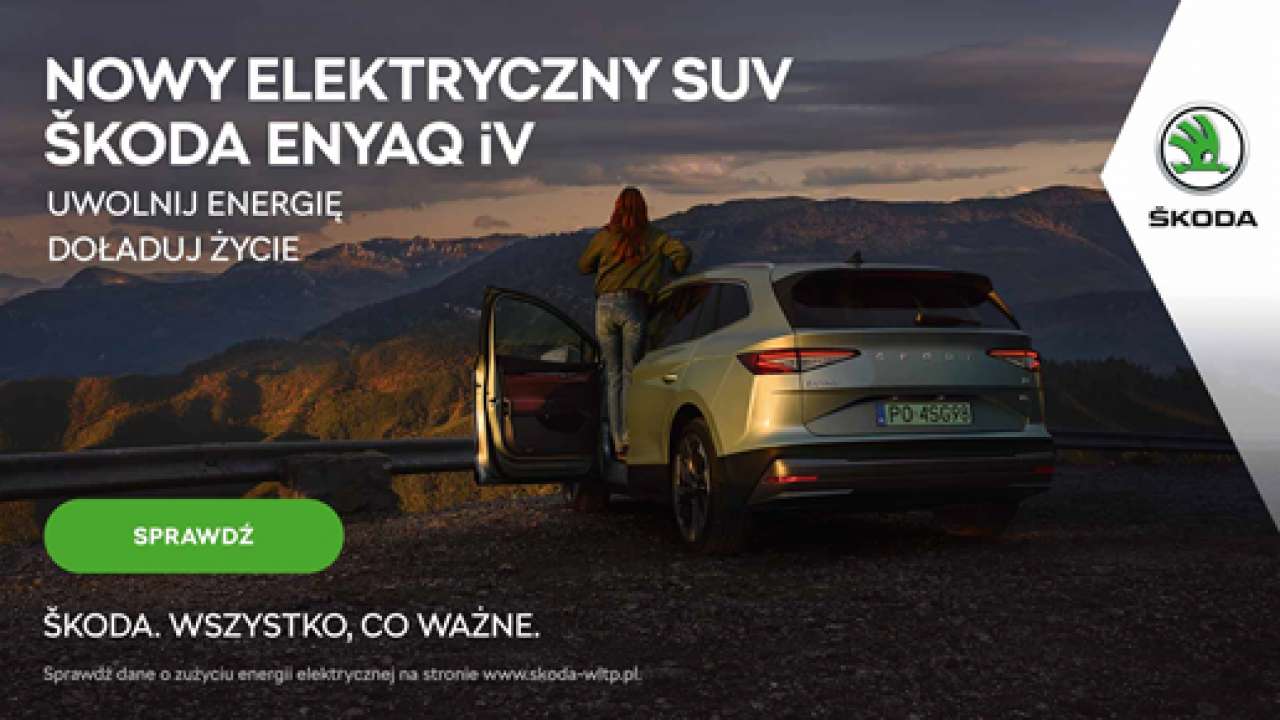 ŠKODA stawia na emocje w nowym spocie kampanii elektrycznego modelu ENYAQ iV