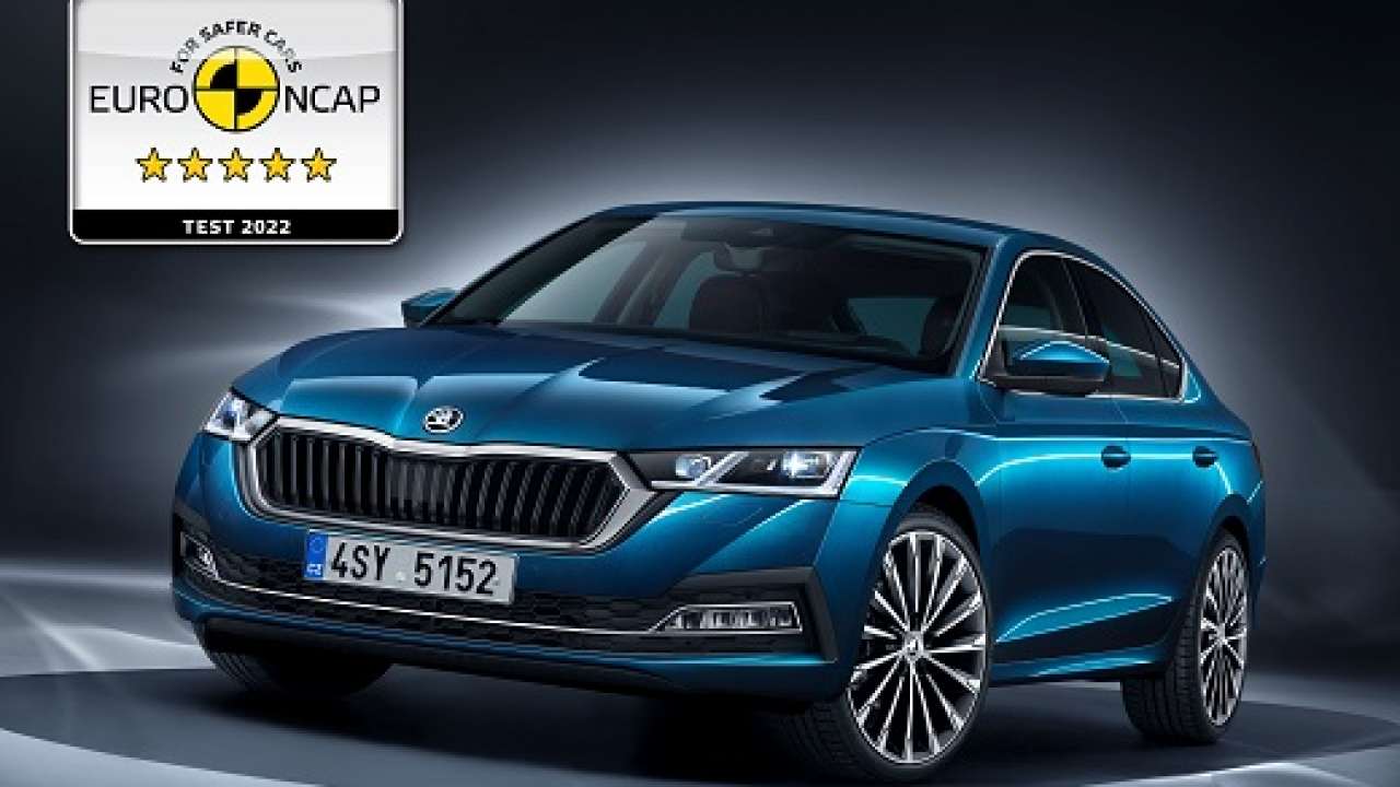 ŠKODA OCTAVIA ponownie z najwyższą oceną 5 gwiazdek w testach referencyjnych Euro NCAP