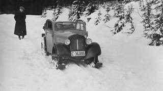 ŠKODA POPULAR: poskramiacz śniegu z 1934 roku