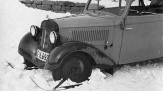 ŠKODA POPULAR: poskramiacz śniegu z 1934 roku