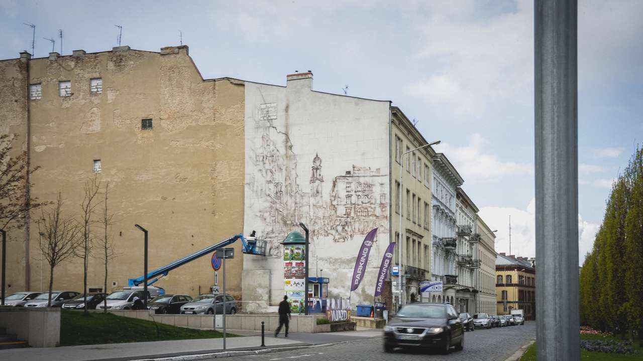 ŠKODA tworzy historię - tak powstawał mural w Poznaniu