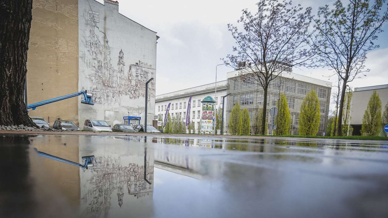 ŠKODA tworzy historię - tak powstawał mural w Poznaniu