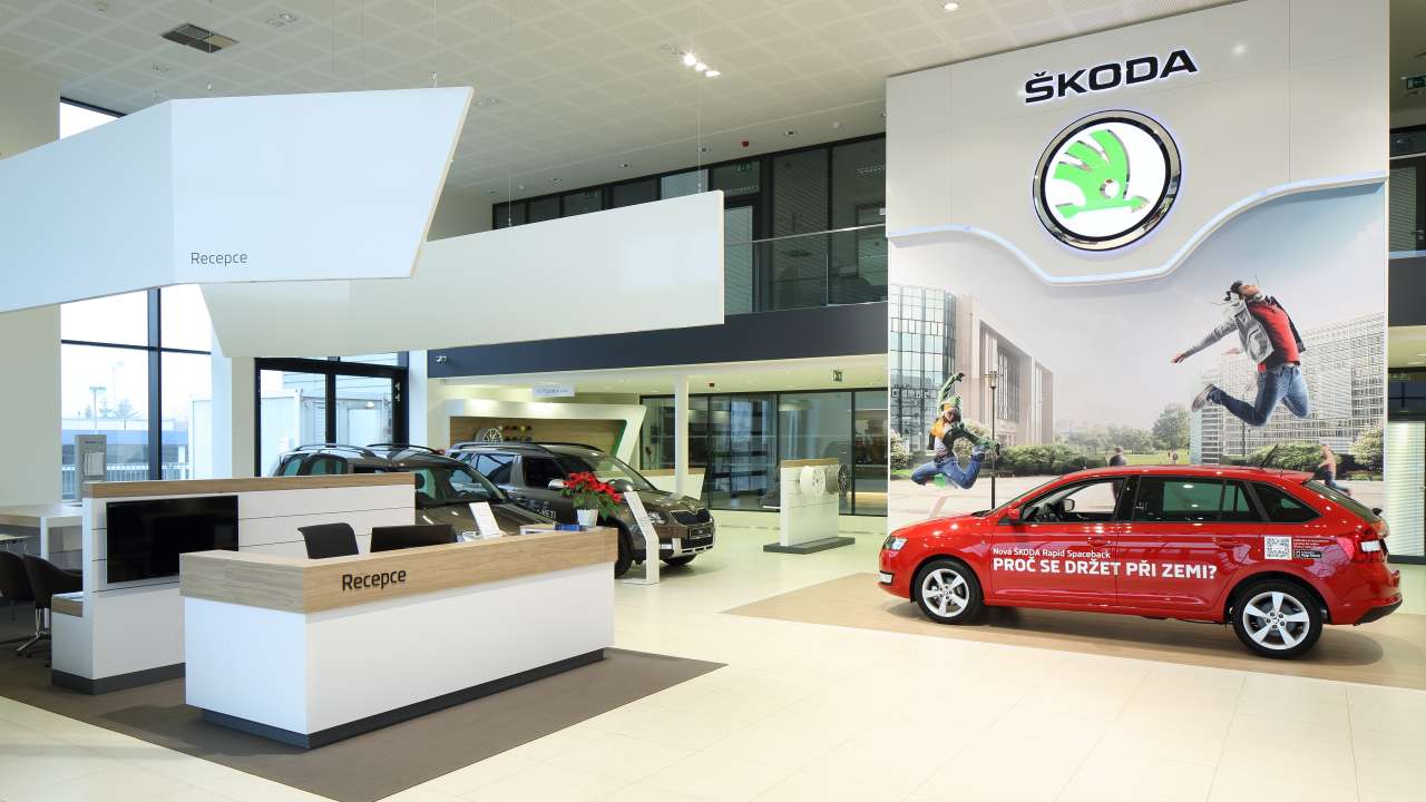 Salony ŠKODA - nowy design