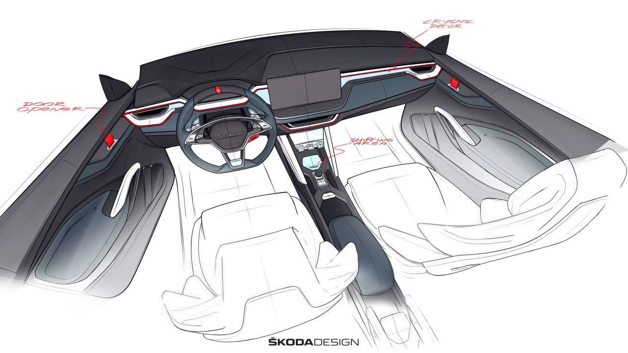 ŠKODA VISION RS z napędem hybrydowym typu plug-in