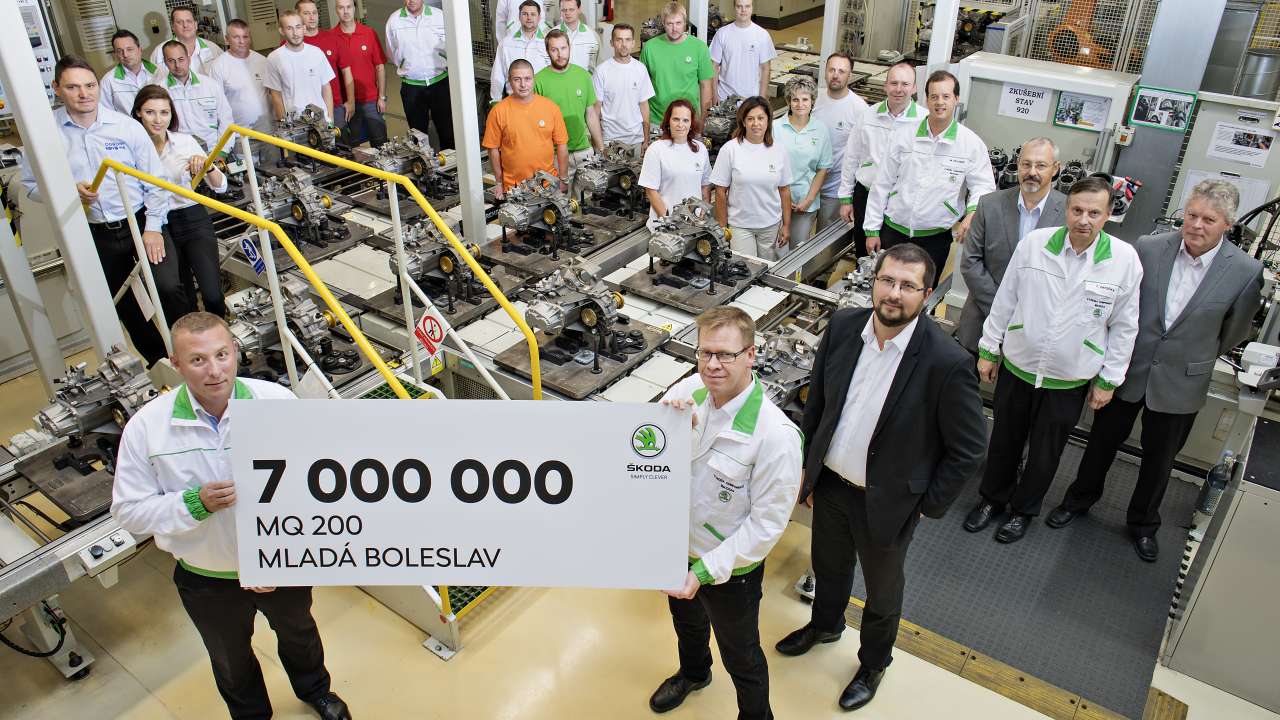 ŠKODA wyprodukowała 7 milionów egzemplarzy skrzyni biegów MQ 200