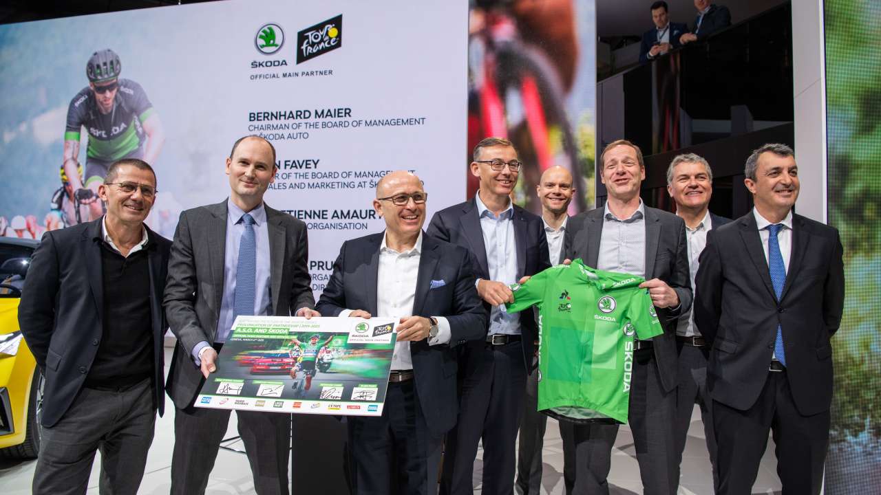 ŠKODA przedłuża sponsoring Tour de France o kolejne 4 lata