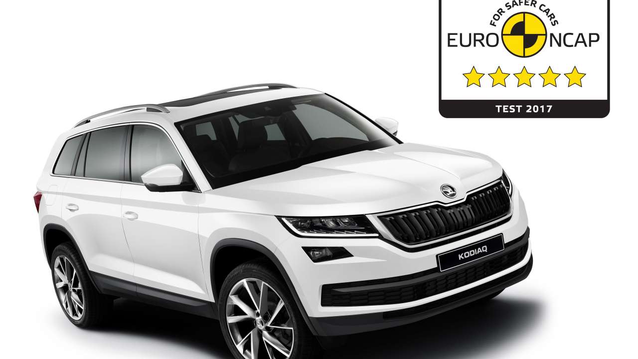 ŠKODA KODIAQ z pięcioma gwiazdkami w teście Euro NCAP