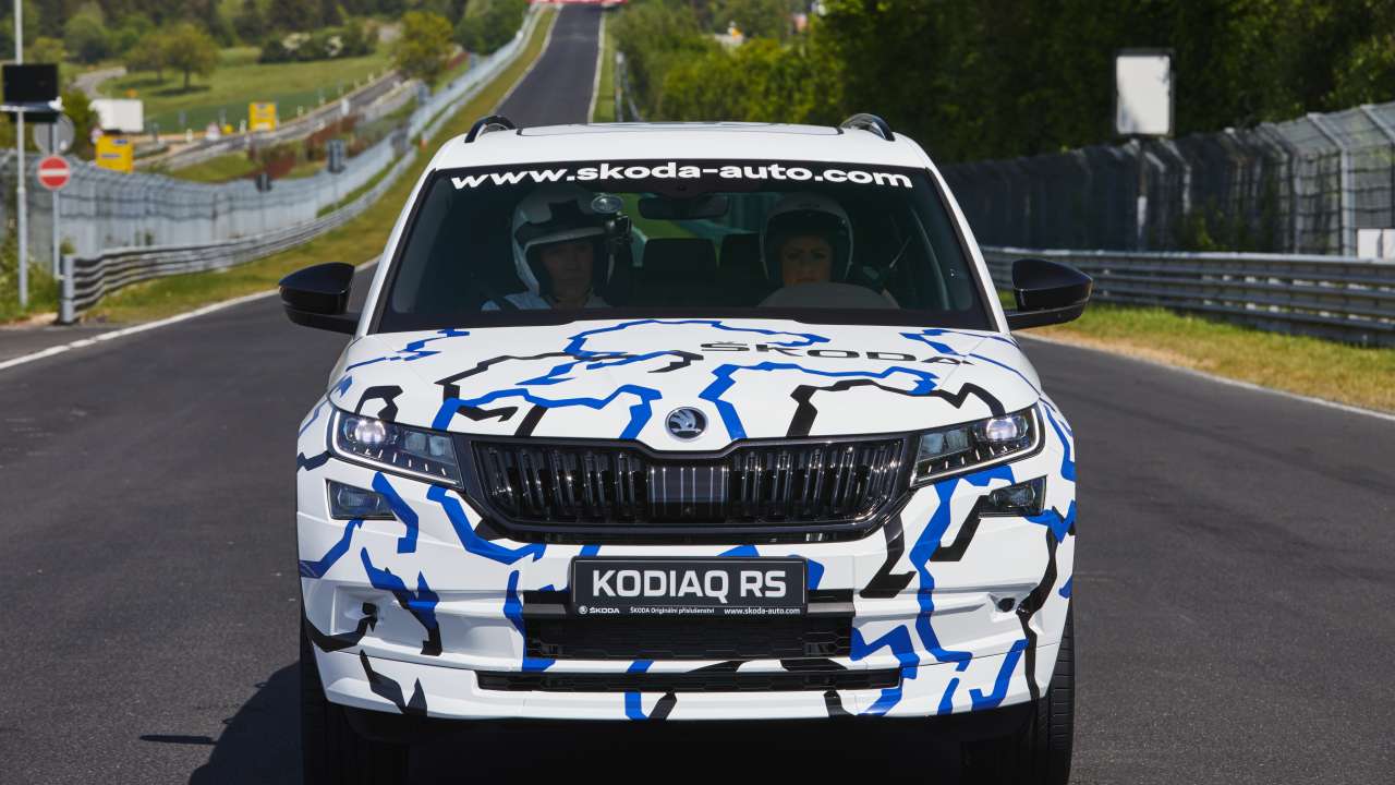 Nowa ŠKODA KODIAQ RS na Nürburgringu