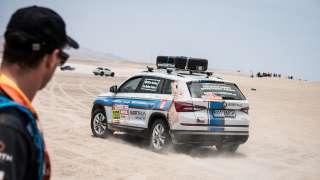 KODIAQ 4x4 jako pierwsza ŠKODA dojechał na metę Rajdu Dakar