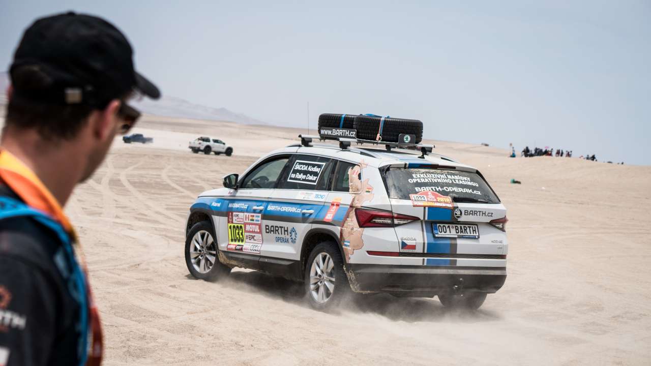 KODIAQ 4x4 jako pierwsza ŠKODA dojechał na metę Rajdu Dakar