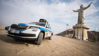 KODIAQ 4x4 jako pierwsza ŠKODA dojechał na metę Rajdu Dakar