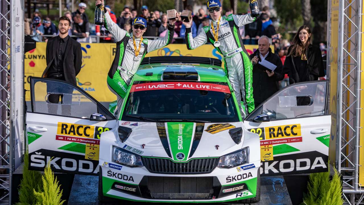 Rovanperä triumfuje w rajdzie Hiszpanii, Kopecký z tytułem w WRC 2