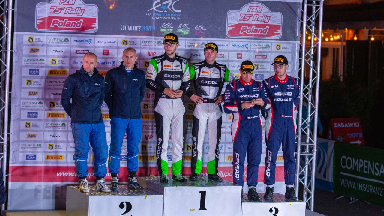 Miko Marczyk i Szymon Gospodarczyk wygrywają PZM 75. Rajd Polski.