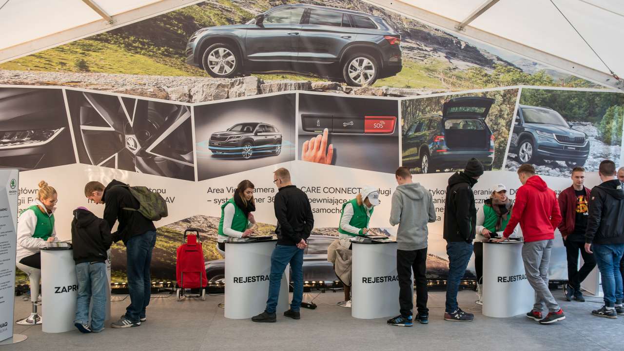 Tor KODIAQ– Poznań Motor Show 2017