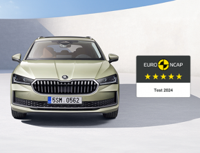 Bezpieczeństwo samochodów: Zupełnie nowe modele Škoda Kodiaq i Superb z pięcioma gwiazdkami Euro NCAP