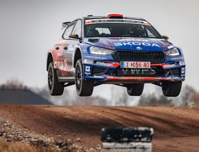 Miko Marczyk, Szymon Gospodarczyk i Škoda Fabia RS Rally2. Podwójne zwycięstwo w Warszawie.