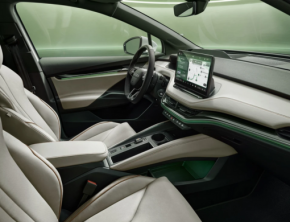 Škoda prezentuje topowe wnętrze Laurin & Klement dla modeli Elroq, Enyaq i Enyaq Coupé