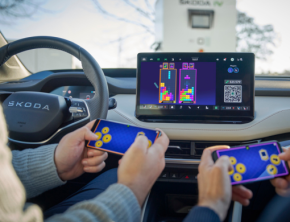 Škoda zmienia elektryki w centra rozrywki. Gaming, wideo i Spotify w standardzie modeli Enyaq i Elroq