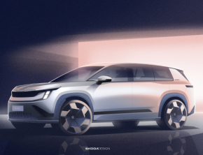Škoda prezentuje szkice nadwozia modelu Peaq – to zupełnie nowy, elektryczny, siedmioosobowy SUV w gamie marki