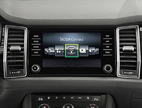 Nowe funkcjonalności ŠKODA Connect debiutują wraz z modelem KODIAQ