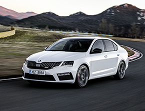 ŠKODA OCTAVIA RS: najmocniejsza seryjna OCTAVIA w historii