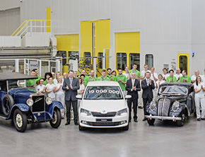 ŠKODA zbudowała swój 19-milionowy samochód