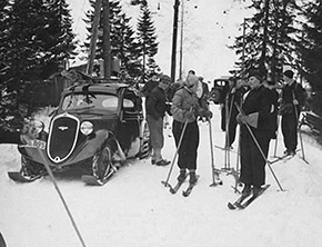ŠKODA POPULAR: poskramiacz śniegu z 1934 roku