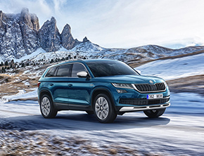 ŠKODA KODIAQ SCOUT: bojowy wygląd podkreślający terenowe kompetencje