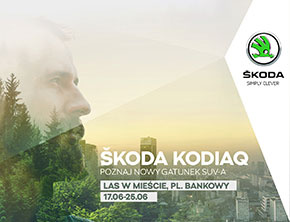 ŠKODA sadzi las na Placu Bankowym