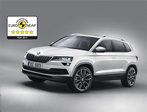 ŠKODA KAROQ zdobywa pięć gwiazdek w teście Euro NCAP